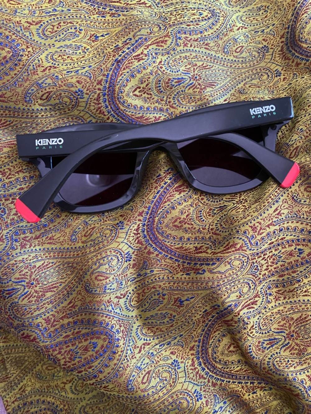 Kenzo Black Sunglasses Arm with Logo